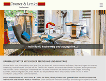 Tablet Screenshot of cramer-lemke.de